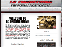 Tablet Screenshot of lcengineering.com